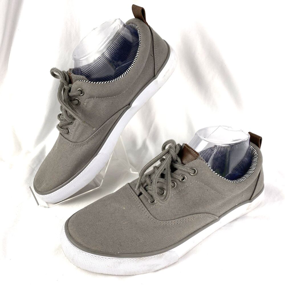 Goodfellow & Co Men's Size 7 Shoes Gray Green Brady Canvas Sneakers